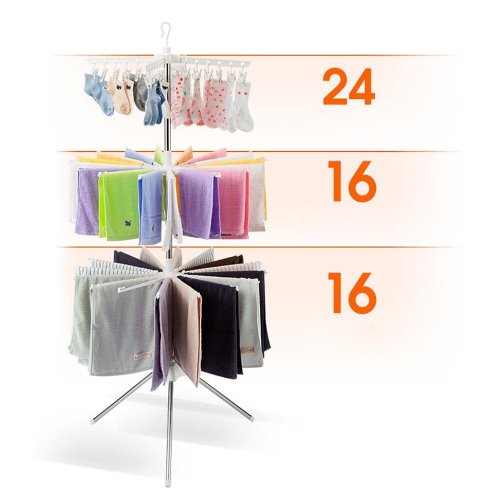 Baby Clothing Hangers - Support de séchage pliable à 3