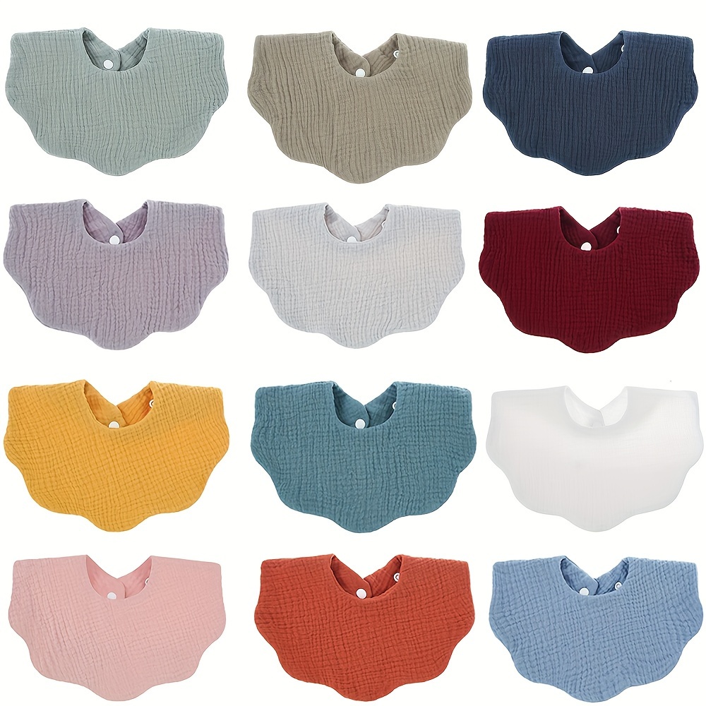 Baby Clothing Fabric - Bavoirs en coton doux pour bébé,