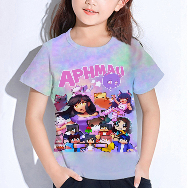 Baby Clothing Deals - Aphmau-T-shirt manches courtes pour enfant, vêtement