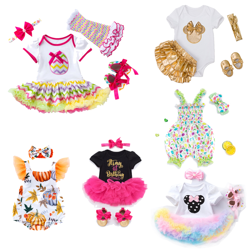 Baby Clothing Model - Ensemble de robe et bandeau de