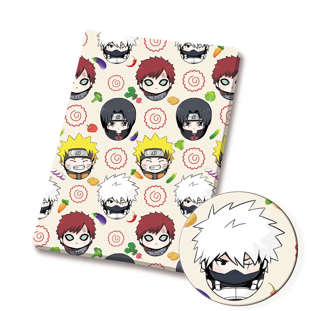 Baby Clothing Fabric - Tissu imprimé Naruto Anime pour patchwork,