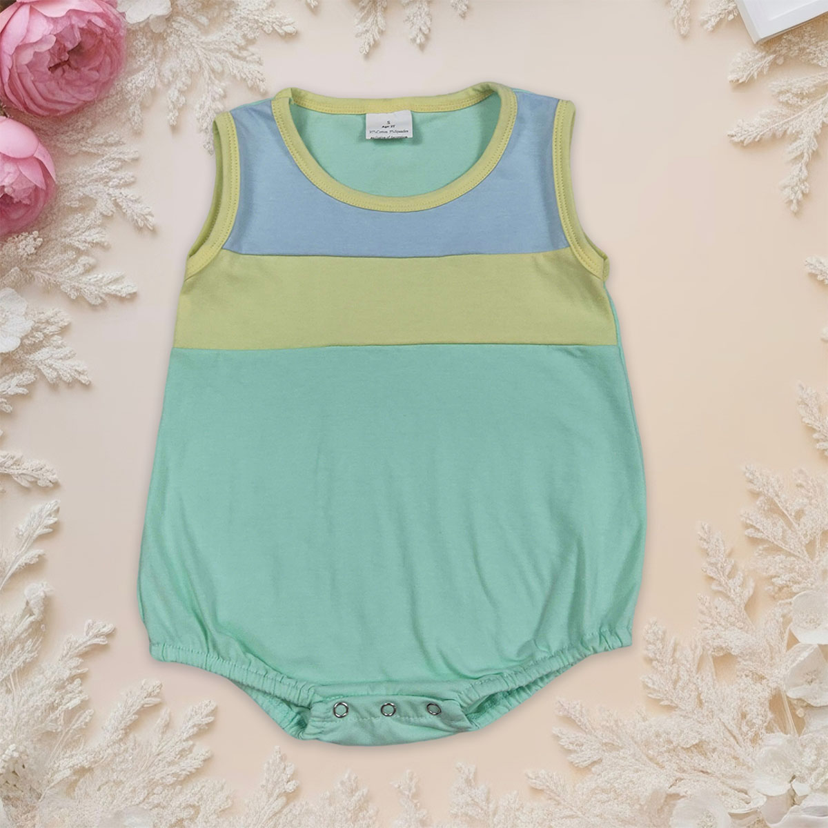 Baby Clothing Yellow - Nouvelle Combinaison Bébé Garçon Sans Manches
