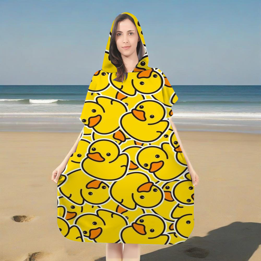 Hooded Bath Towel - Serviette de plage à capuche avec