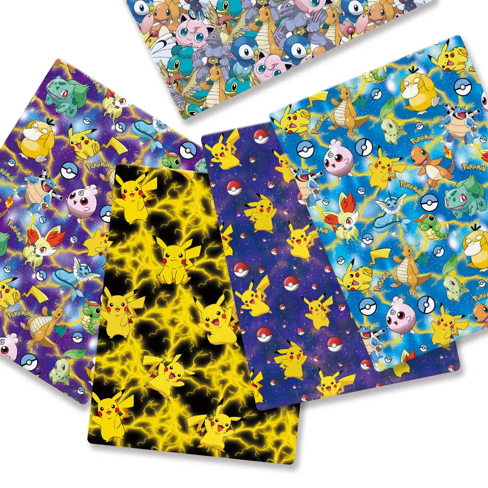Baby Clothing Model - Tissu de dessin animé Pokemon pour