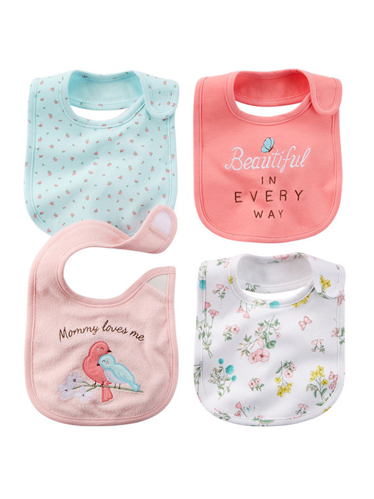 Baby Clothing Fabric - Bavoirs 100% coton pour bébé, Bandana
