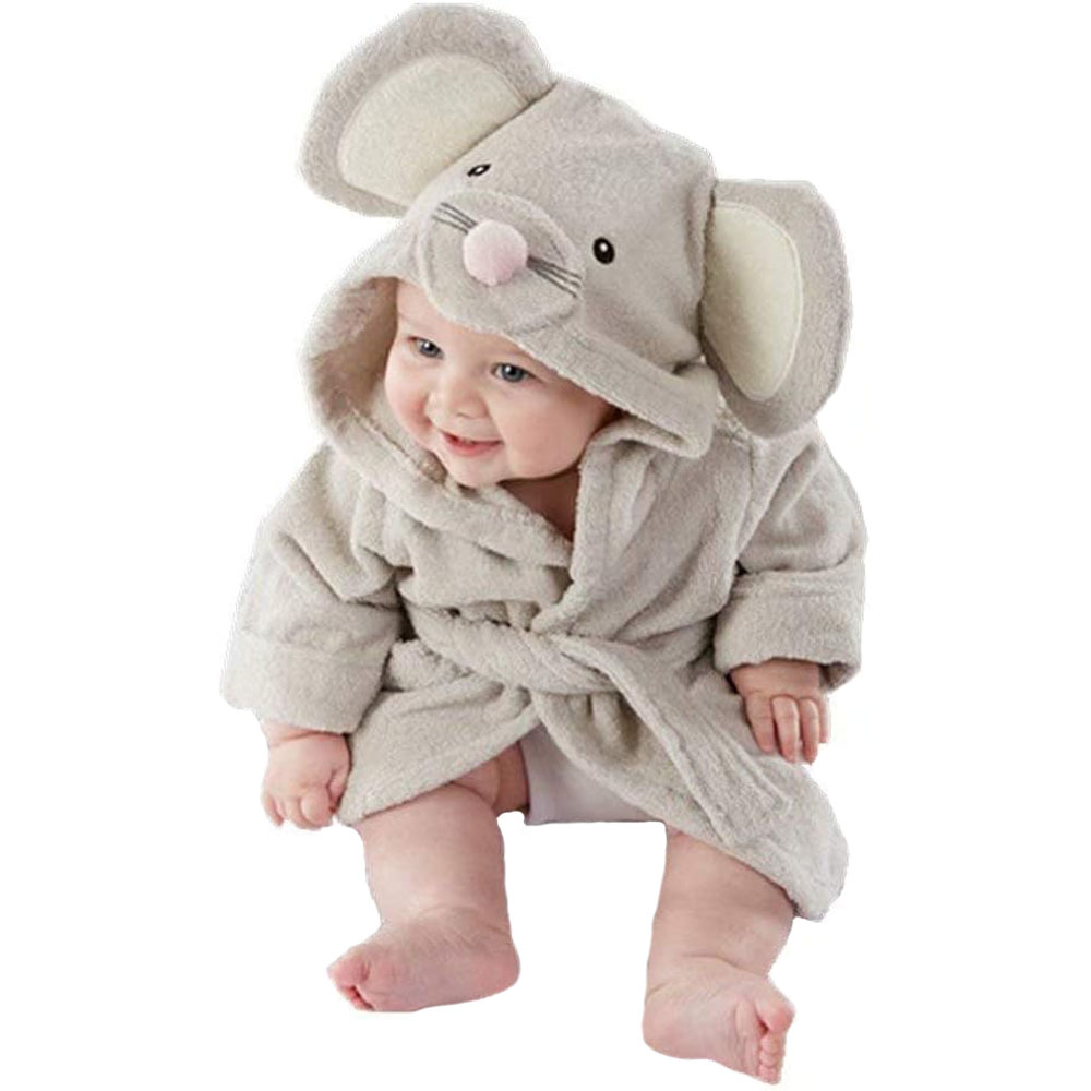 Hooded Bath Towel - Peignoir pour bébé garçon, serviettes à