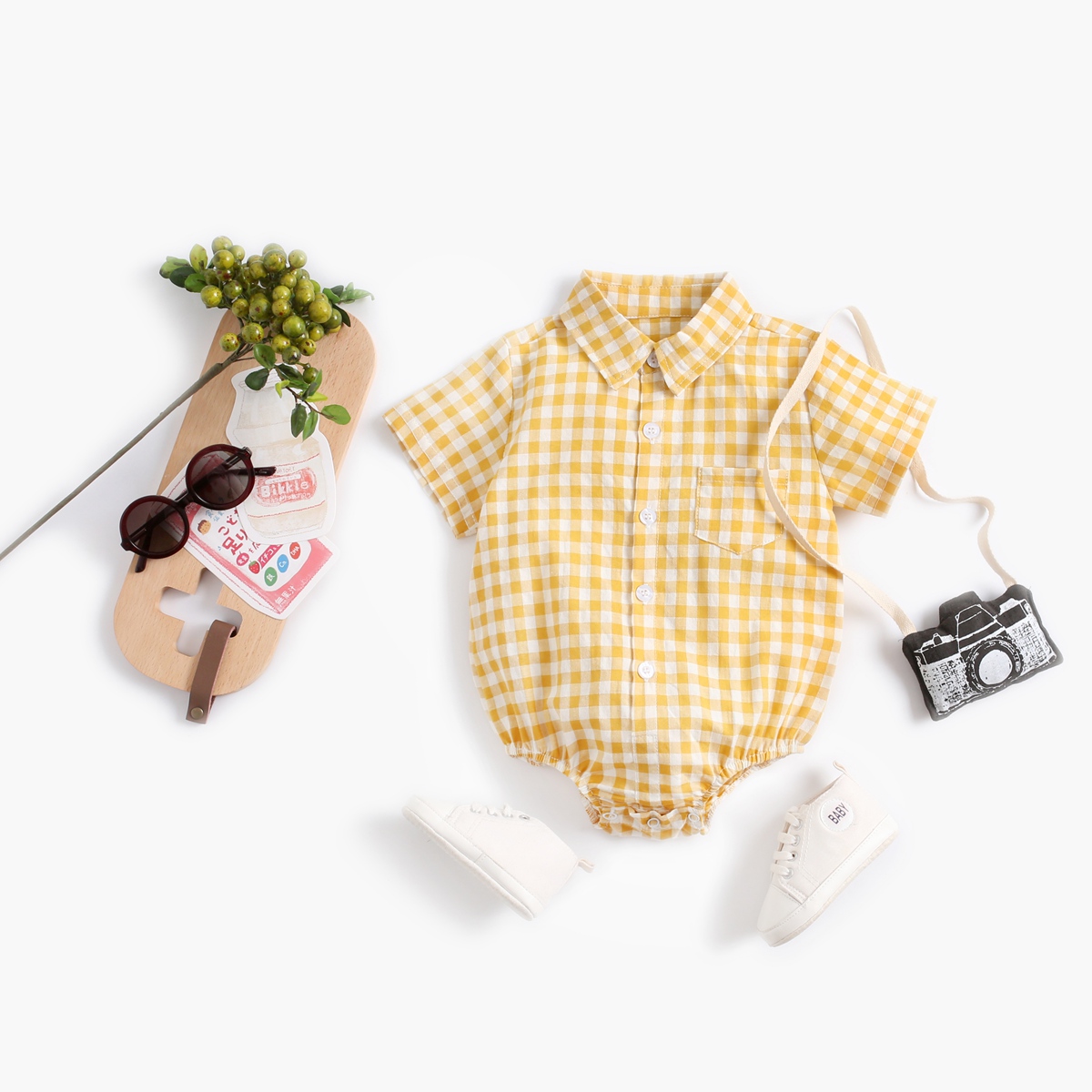 Sanlutoz coton Plaid bébé garç - Baby Clothing Deals avis et prix