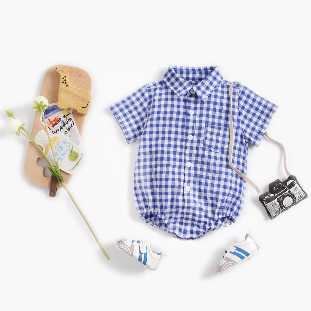 Sanlutoz coton Plaid bébé garç - Baby Clothing Deals avis et prix