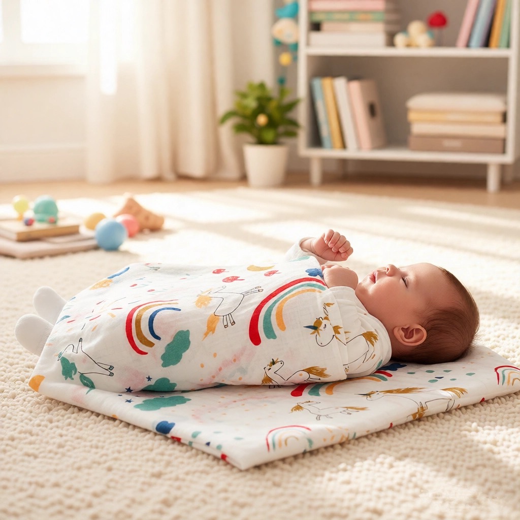 Gant de toilette en gaze à 4 c - Baby Clothing Fabric avis et prix