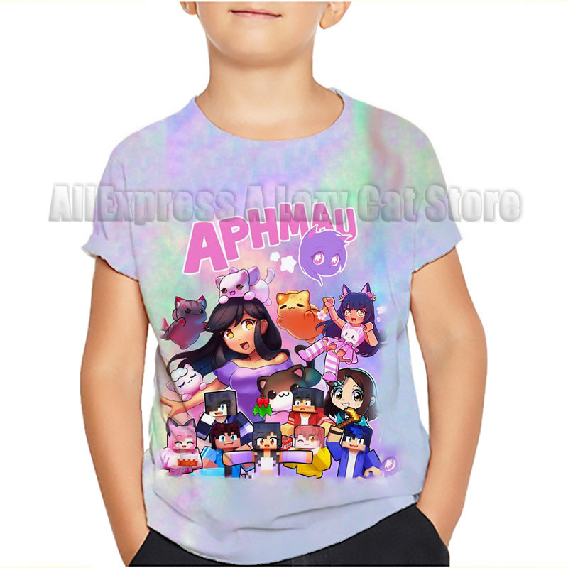 Aphmau-T-shirt manches courtes - Baby Clothing Deals avis et prix