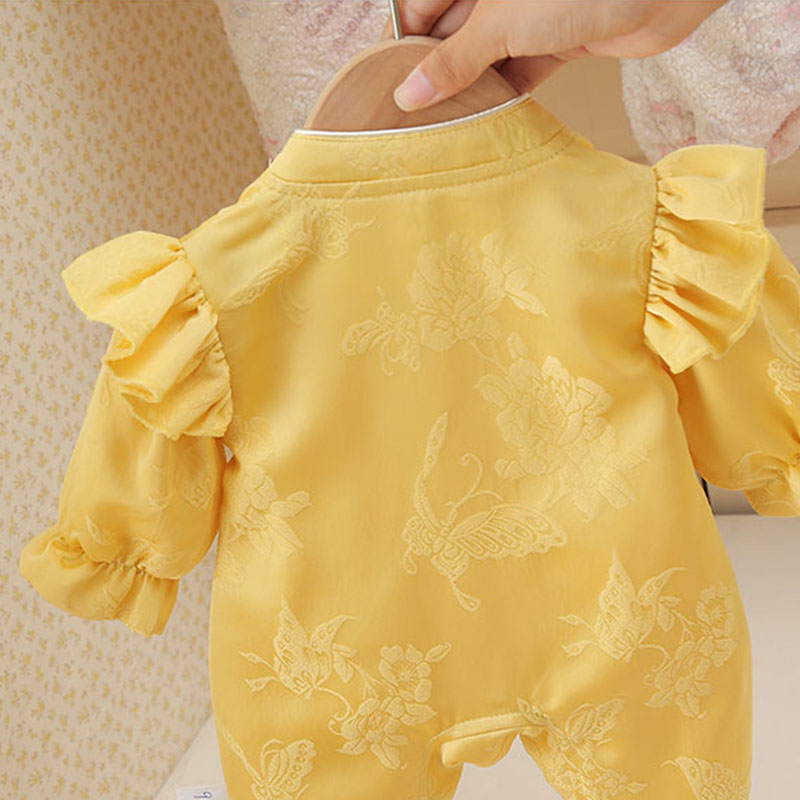 Vêtements pour fillette printe - Baby Clothing Yellow avis et prix