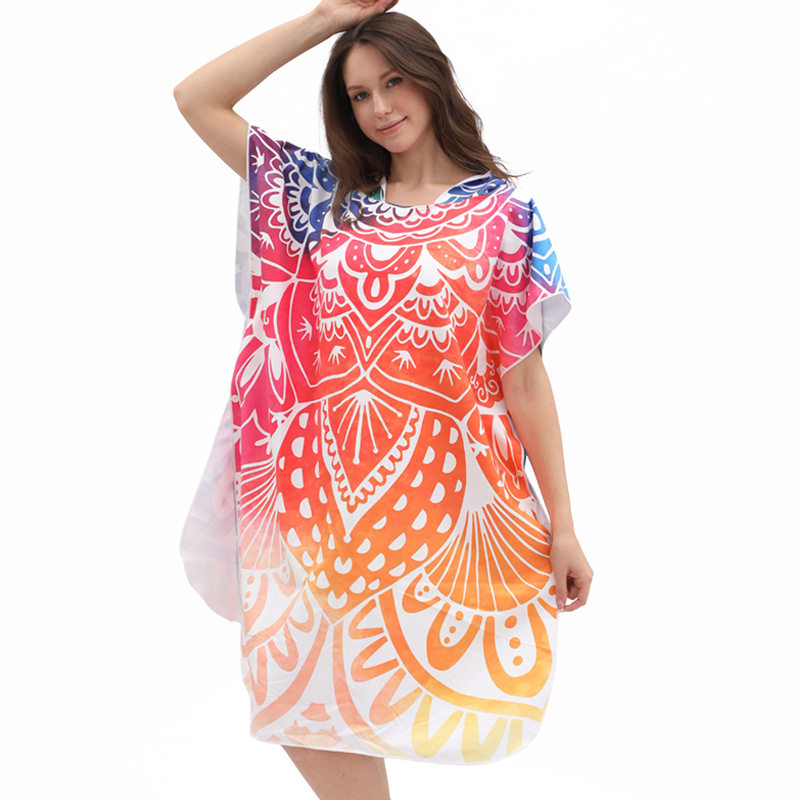Peignoir de bain imprimé bohèm - Hooded Bath Towel avis et prix