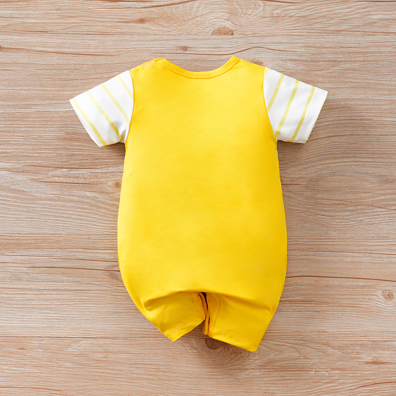 Barboteuse à manches courtes p - Baby Clothing Yellow avis et prix