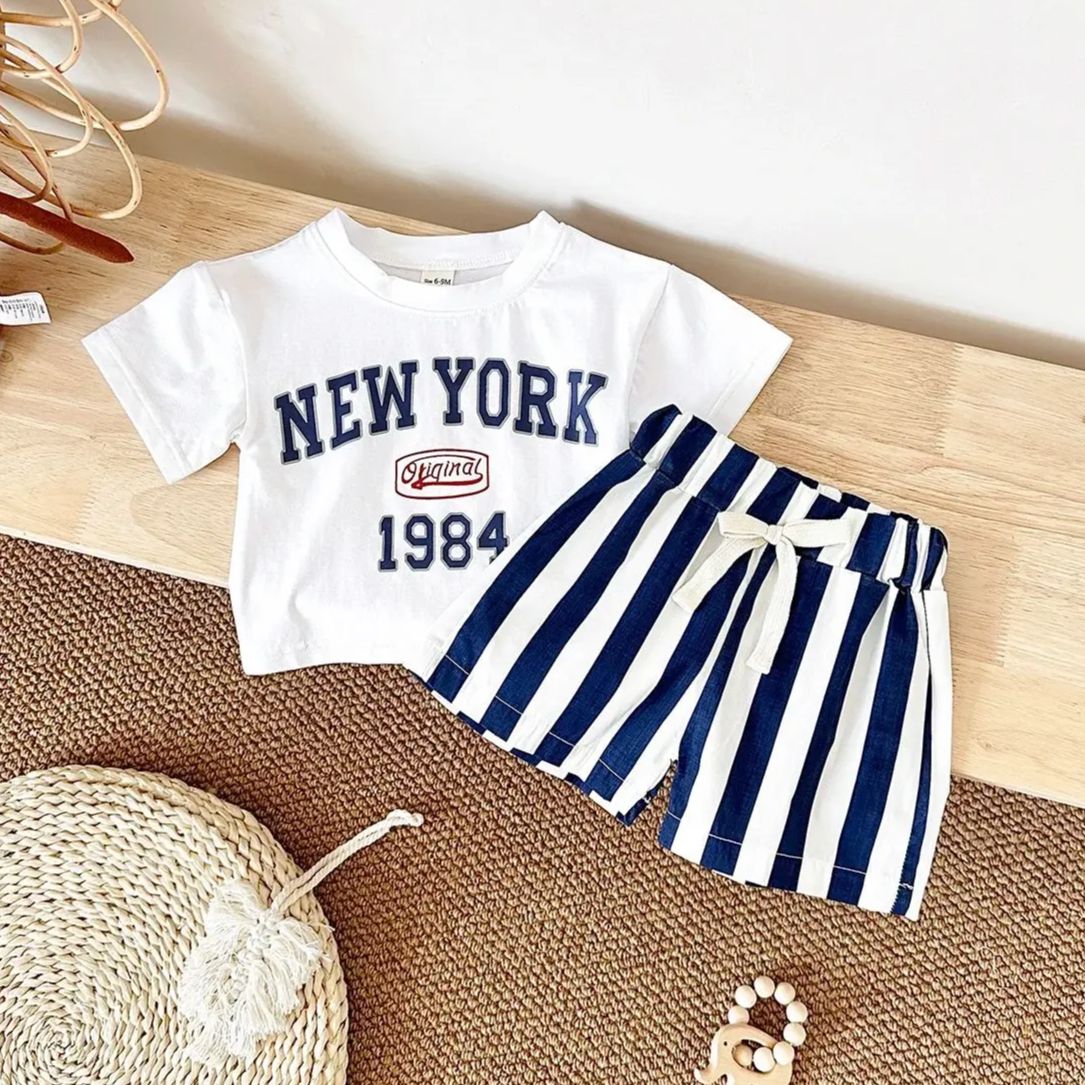 Tenue d'été imprimée New York  - Baby Clothing New York avis et prix
