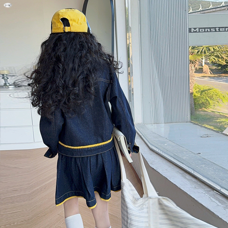 Ensemble veste en jean jaune t - Baby Clothing Yellow avis et prix