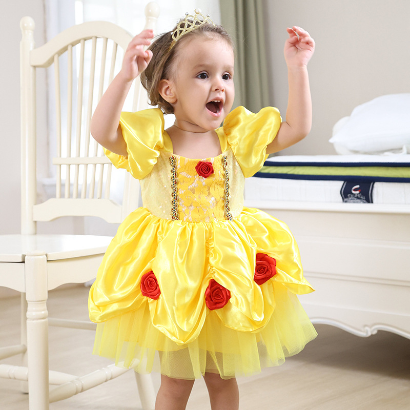 Robe de princesse pour bébé fi - Baby Clothing Yellow avis et prix